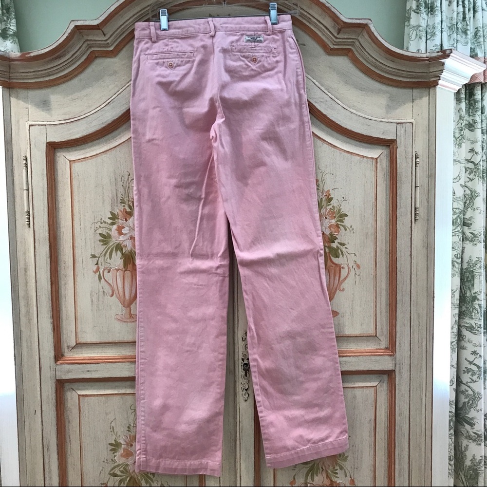 Ralph Lauren Blue Label Wide Leg Pink Khaki Chinos size 2 - Picture 4 of 6
