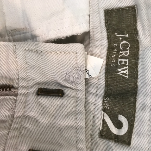 J. Crew Embroidered Khaki Crop Pants - Picture 3 of 3
