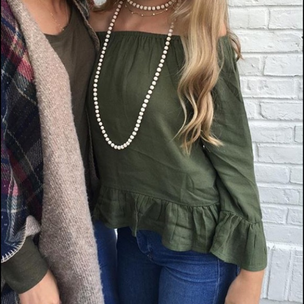 Off the shoulder top