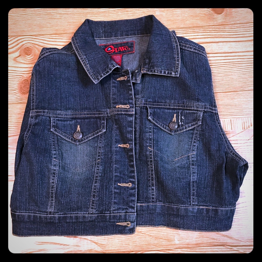 Denim Half Jacket