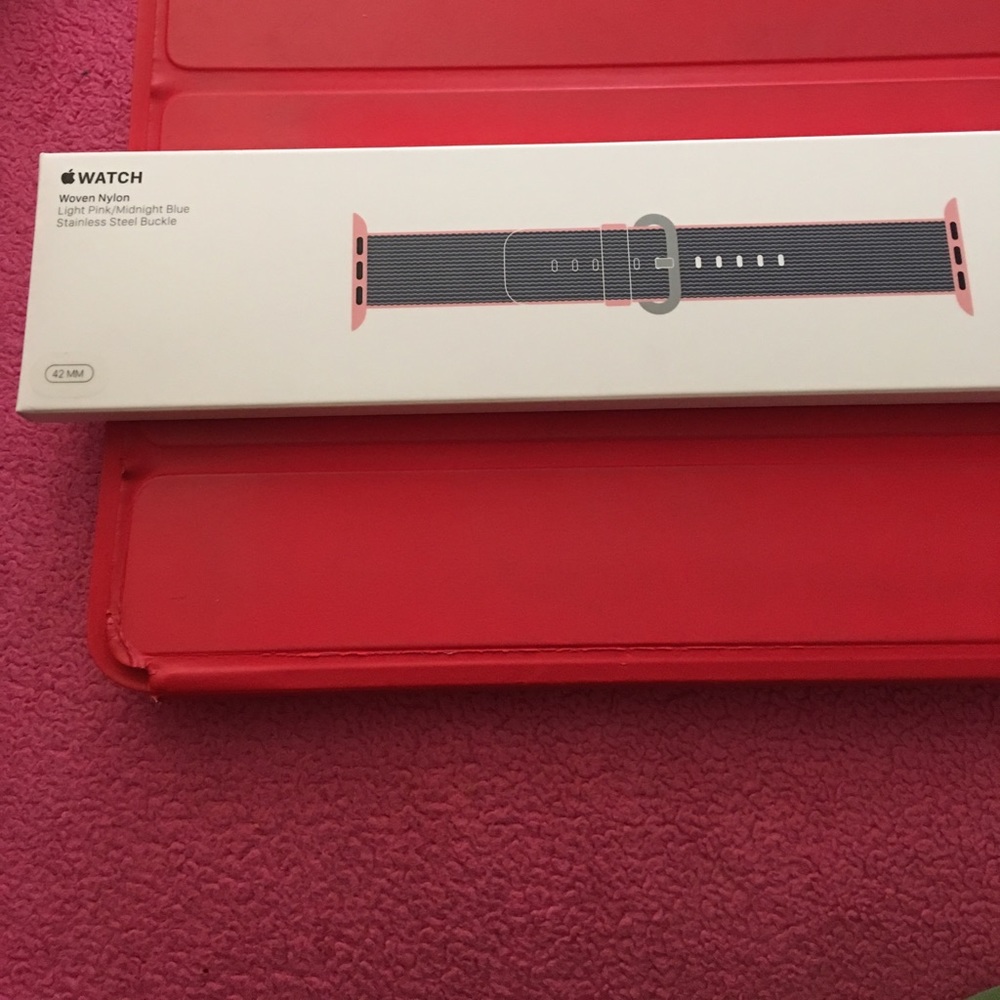 Apple Watch band  42mm light pink/midnight blue