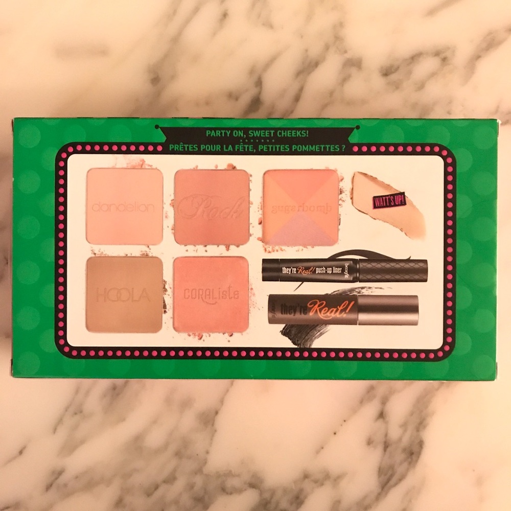 (New) Benefit Blush, Liner & Mascara Palette Set