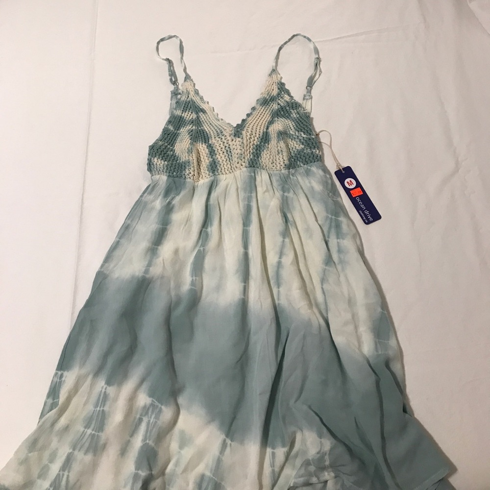 Ocean drive, croche top dress: size medium