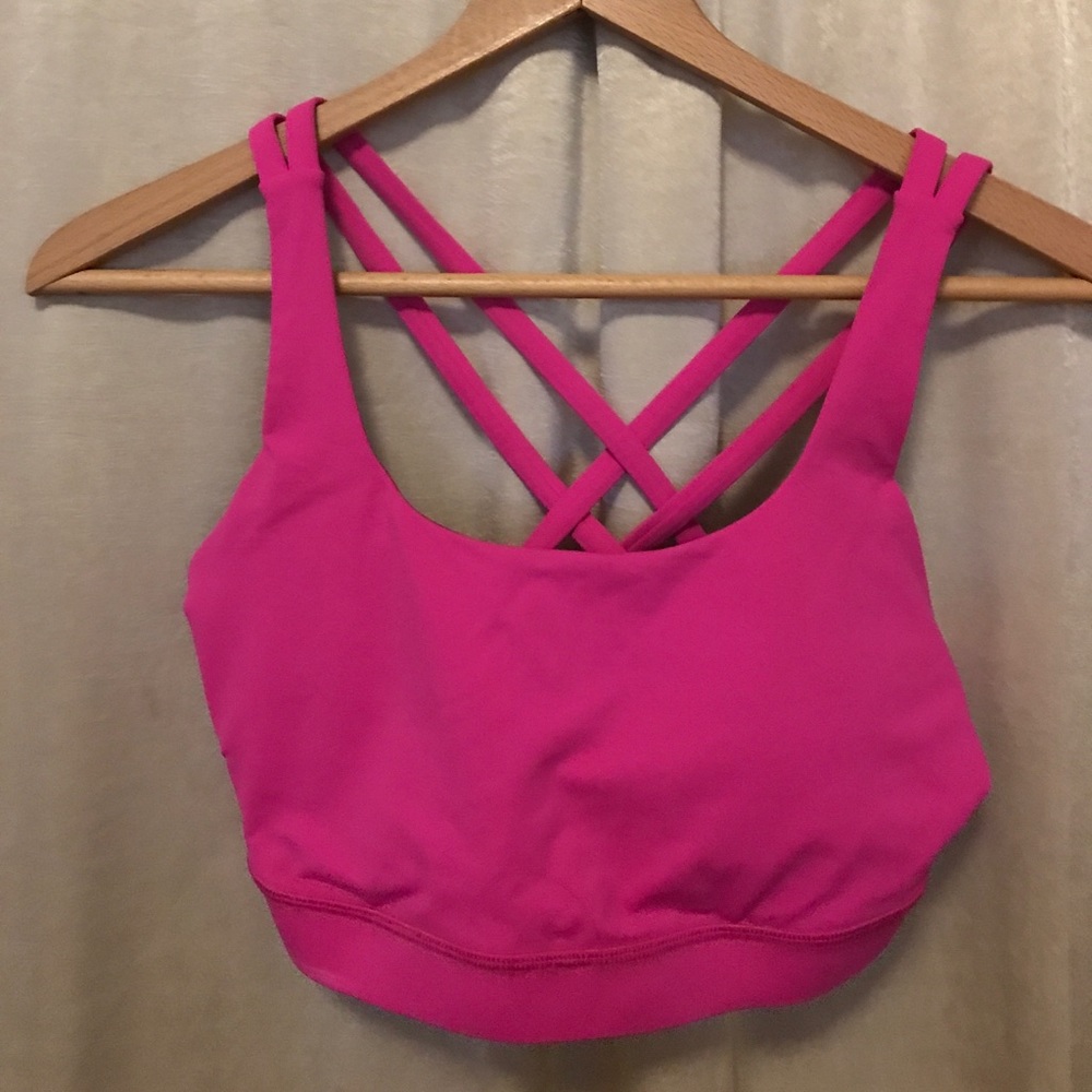 Lululemon Energy bra - pink - 6 - never worn!