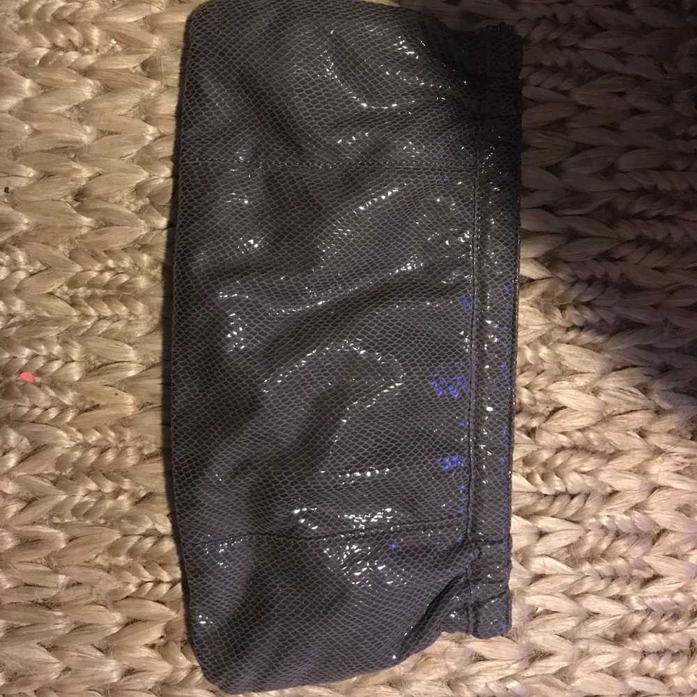 Grey, sparkly clutch