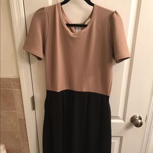 LulaRoe Color Block Amelia - Size XL - NWOT