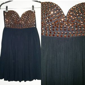 ROSE GOLD STUDDED LBD!