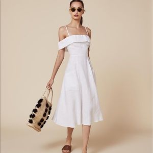 NWT White Reformation Jaclyn dress