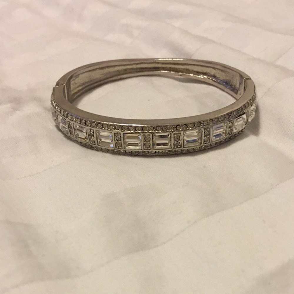 {Banana Republic} clear crystal sparkling bracelet bridal wedding prom