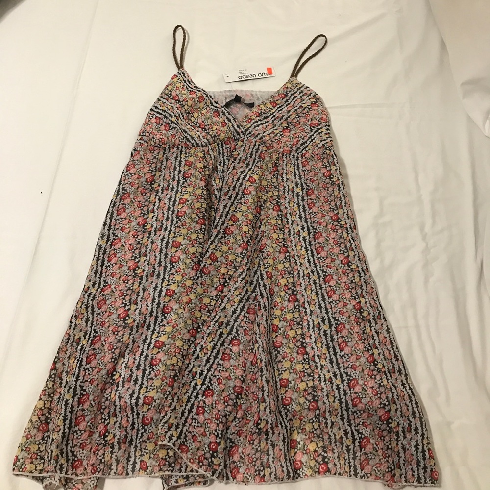 Ocean drive, floral dress: size small