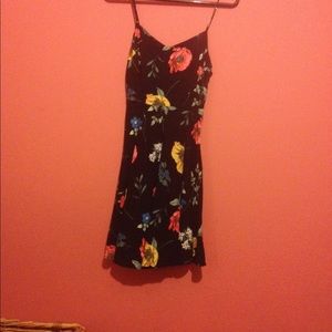Flower printed dress