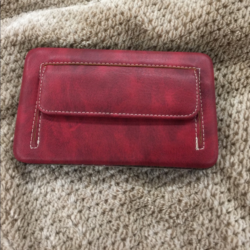 Rustic red wallet - Picture 2 of 4