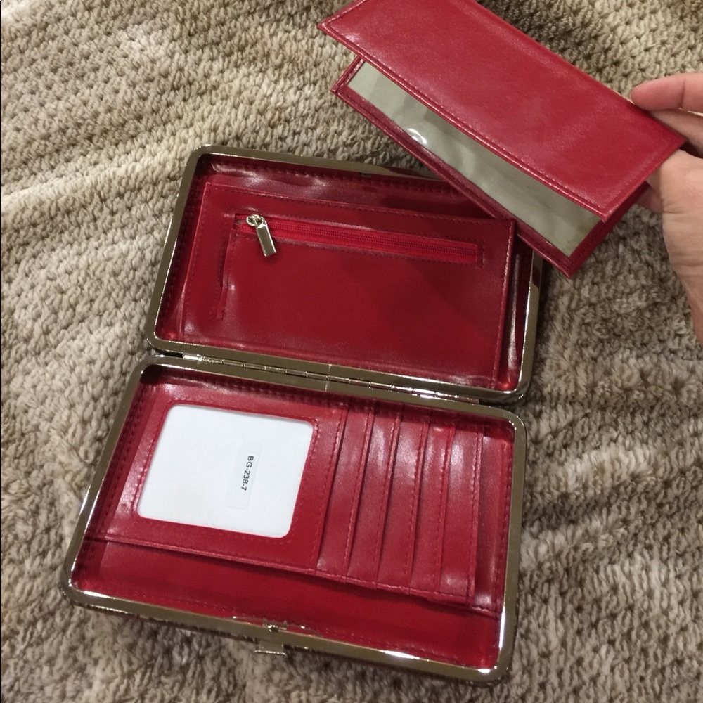 Rustic red wallet - Picture 4 of 4