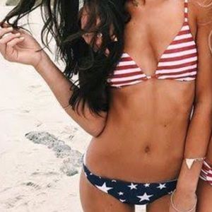American Flag Bikini set! Size S/M