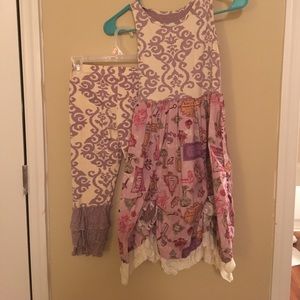 Mustard pie outfit size 7