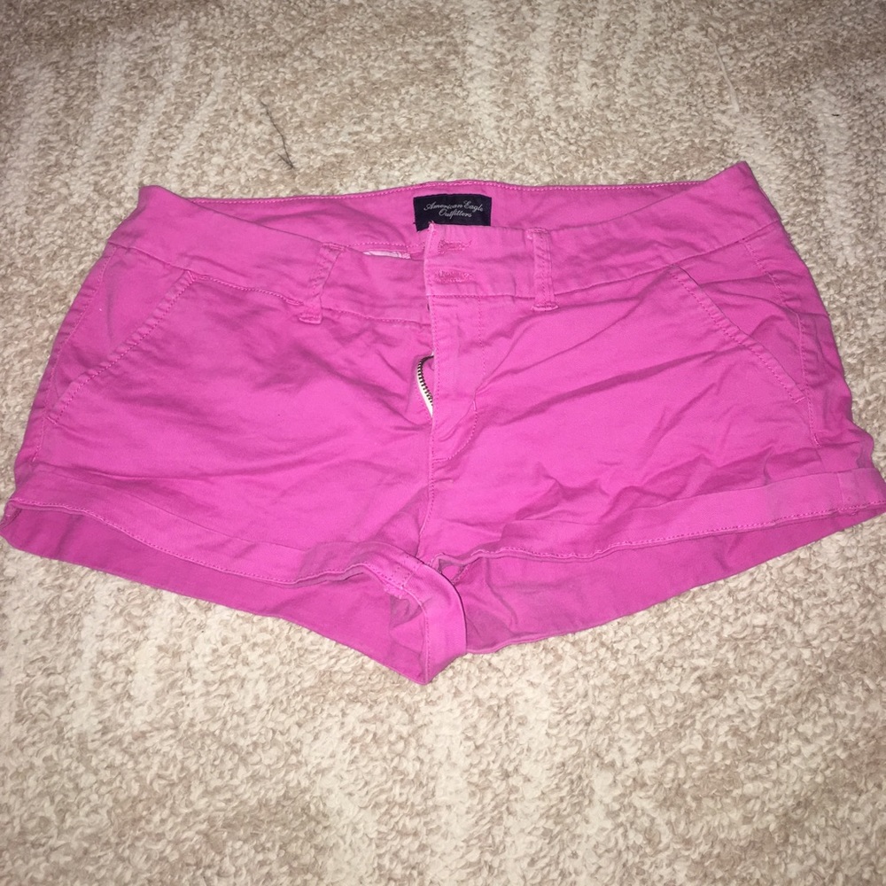 Pink AE Stretch Shorts