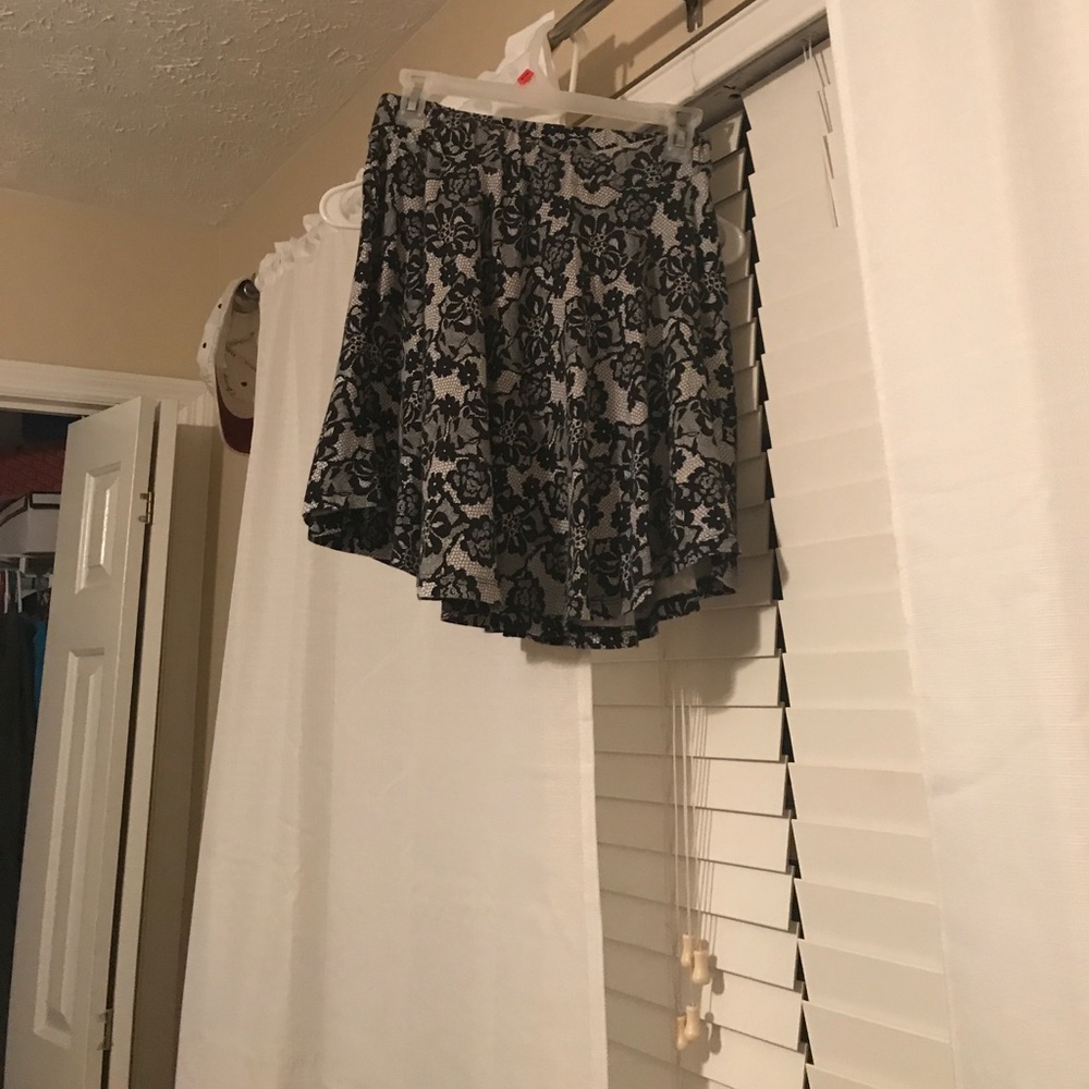 Very pretty black-and-white skirt