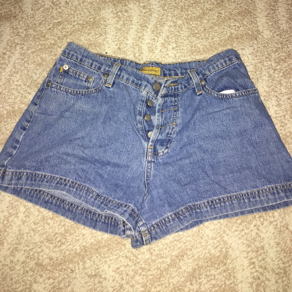 High-waisted Jean Shorts