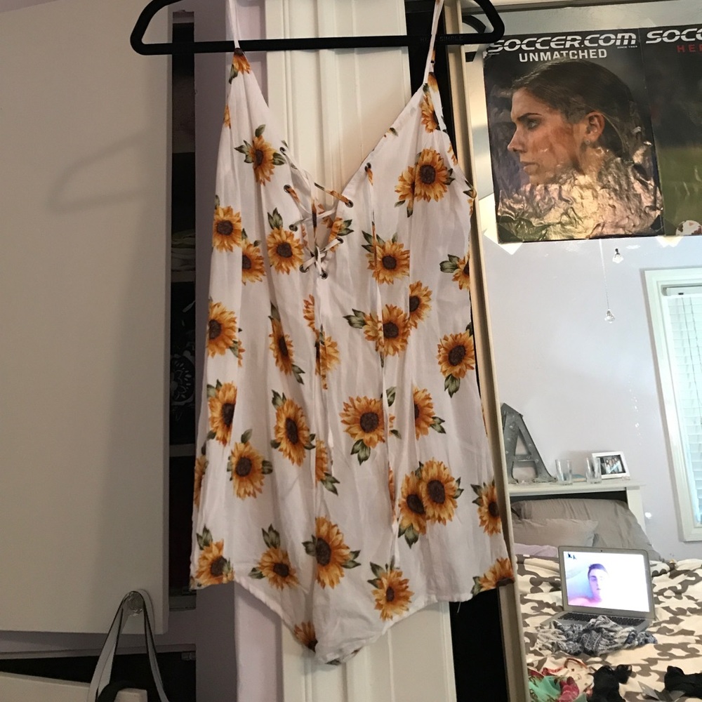 Sun flower romper