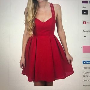 Lauren James Livingston seersucker dress