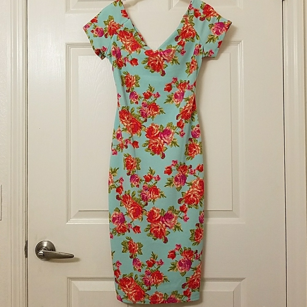Floral summer dress