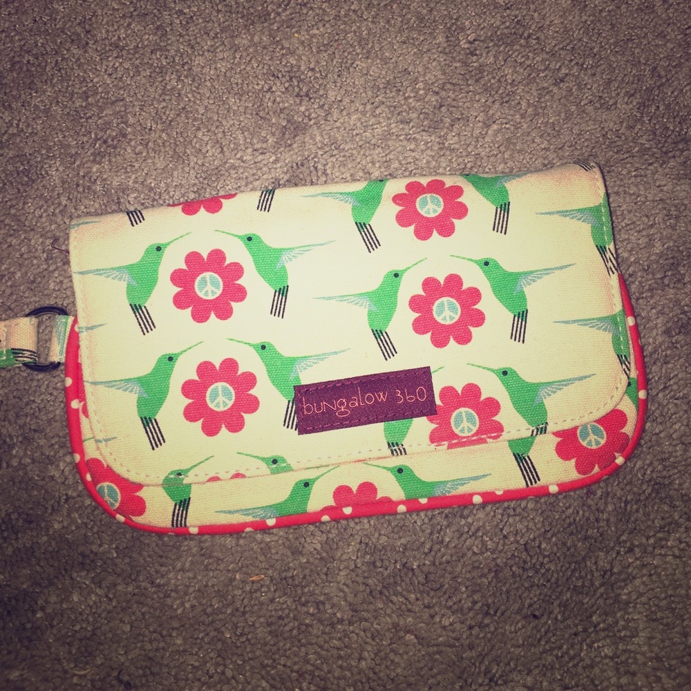Peace and love wristlet
