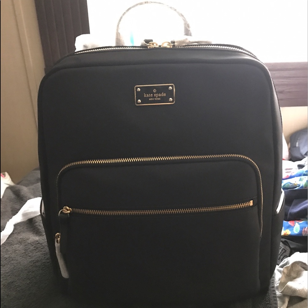 Kate spade black back pack