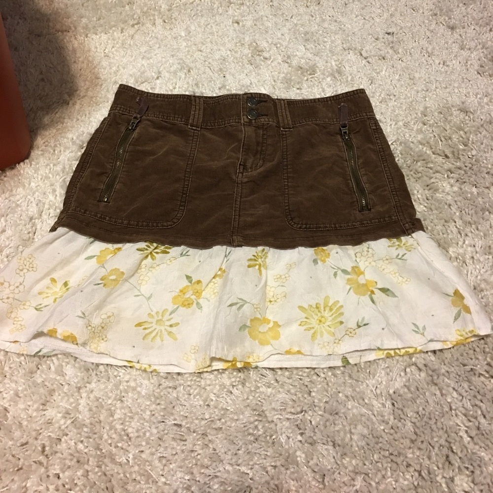 4/$50 A&F Skirt rare vintage boho gypsy size 0