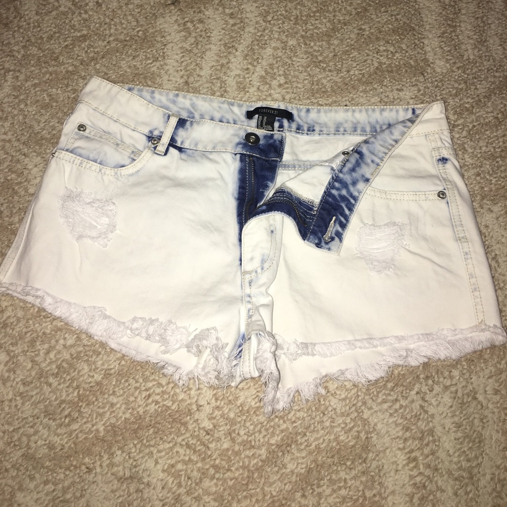 Acid Wash Forever 21 Jean Shorts