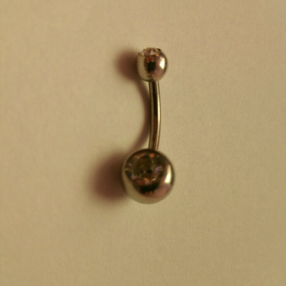Diamond Belly Button Ring!