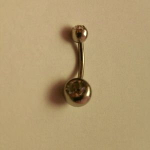 Diamond Belly Button Ring!