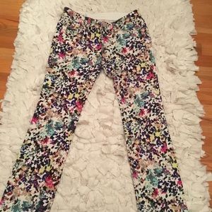 Floral modern fit jeans