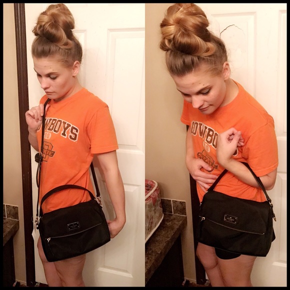Brand new black Kate Spade cross-body purse ♠️ - Picture 3 of 3
