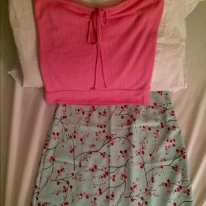 Floral skirt - Lightweight Skirt -Express