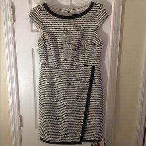Ann Taylor Black and White woven dress