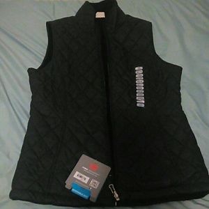 Free Country Women Reversible Quilted/Fleece Vest
