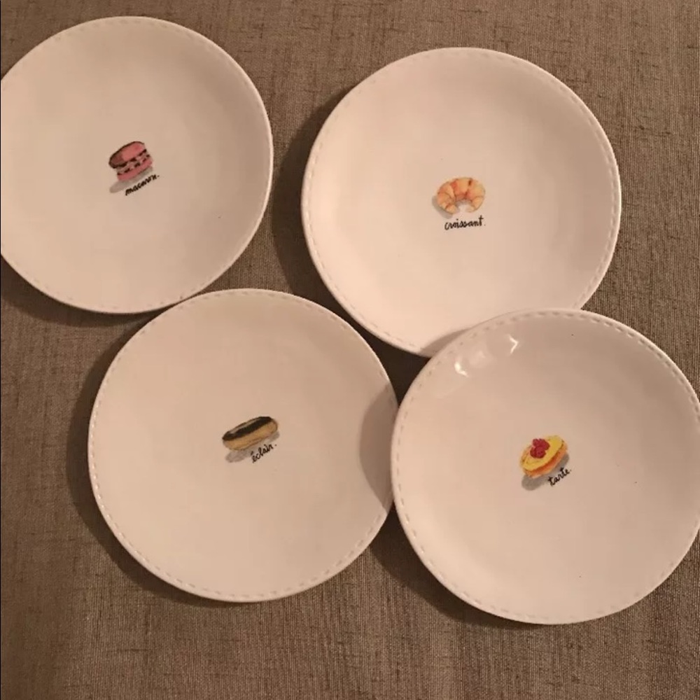 Rae Dunn by Magenta Desert plates RARE! CUTE!!