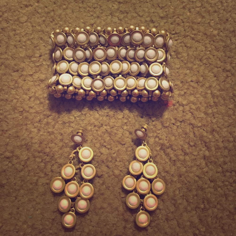 Bracelet and Earrings