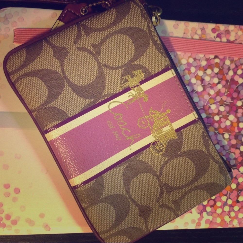 Coach wristlet