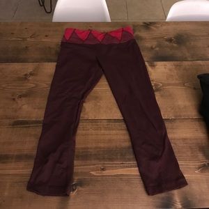 Lululemon cropped leggings - size 6