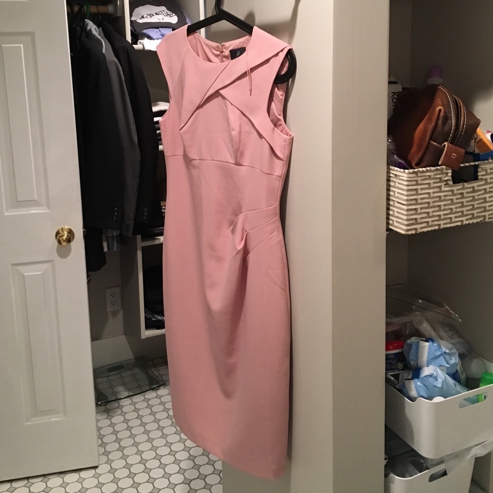 Blush dress, like new, size 6, midi