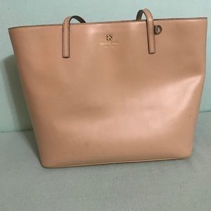 Kate Spade Nude/ Tan Tote Purse