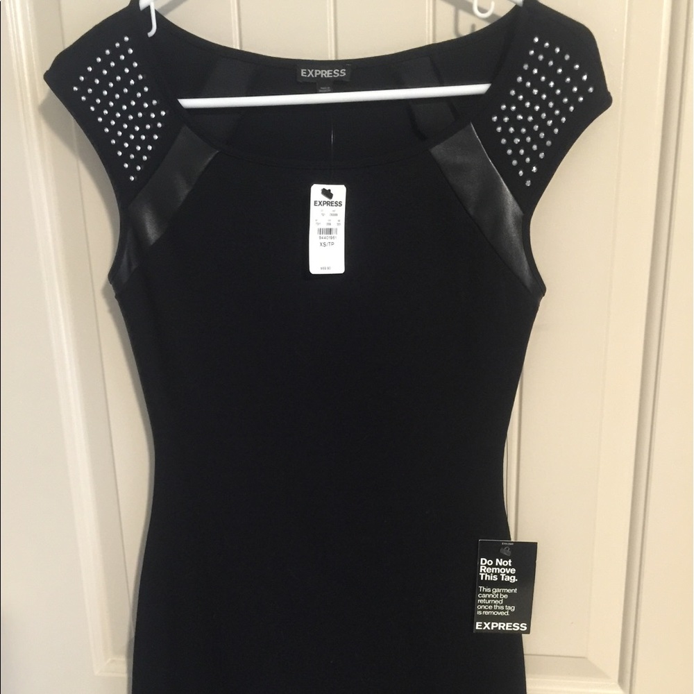 Express Black Cocktail Dress