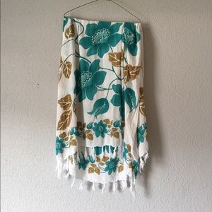 Bali Flower Printed Wrap