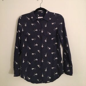 Equipment long sleeve shirt with effiel tower