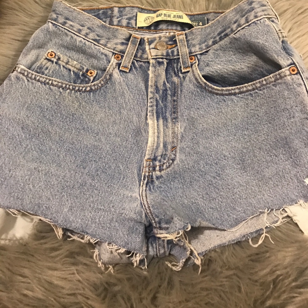 Authentic high waisted gap jeans