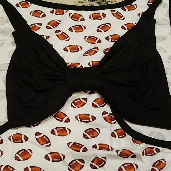 Black▪Bow▪Football▪Tank - Picture 3 of 4