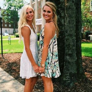 Adorable Flowy High Neck Floral Print Dress