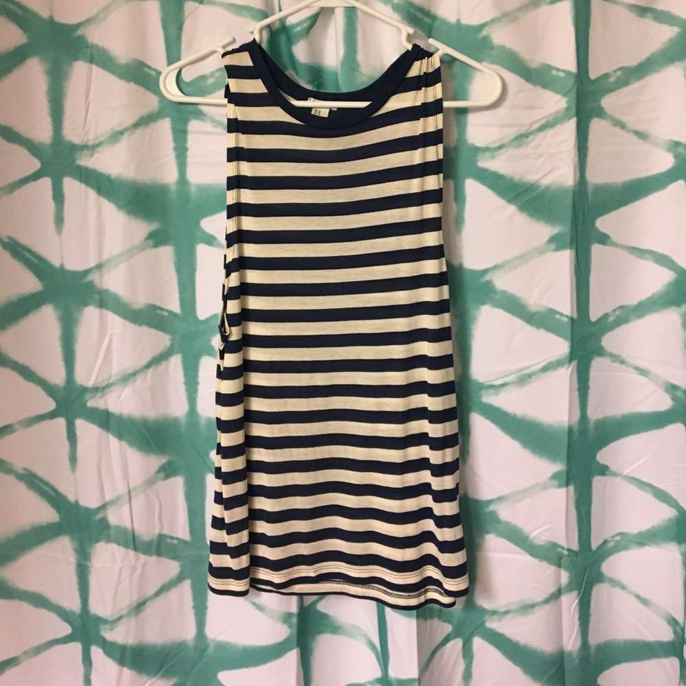F21 Striped Muscle Tank