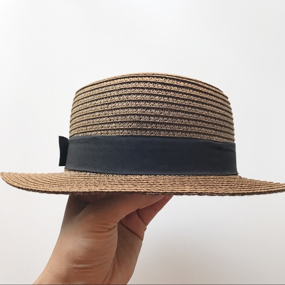 Boater Hat - Mocha - Picture 5 of 7